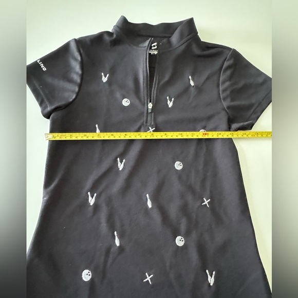 Savalino Angelina Bowling Jersey with Embroidered Details Size S - Picture 7 of 9